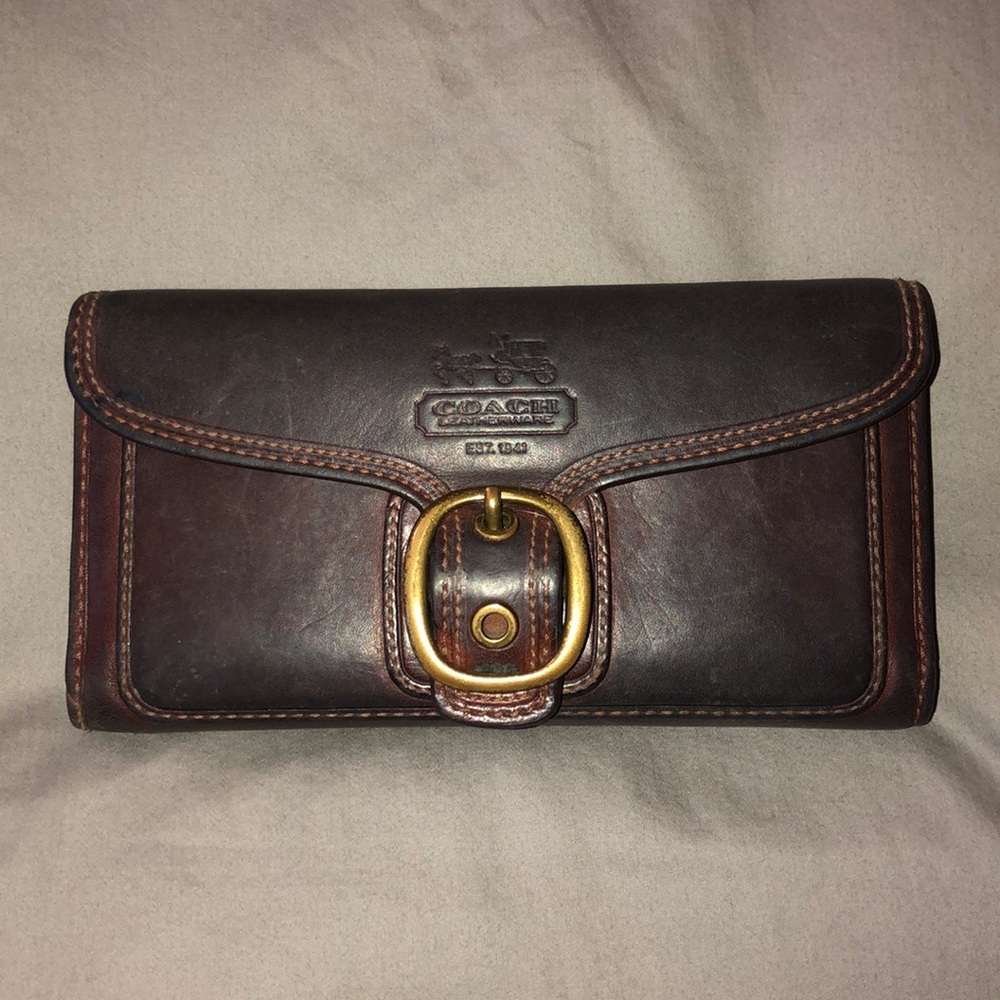 Leather Coach Wallet